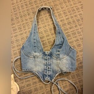 Edikted denim corset